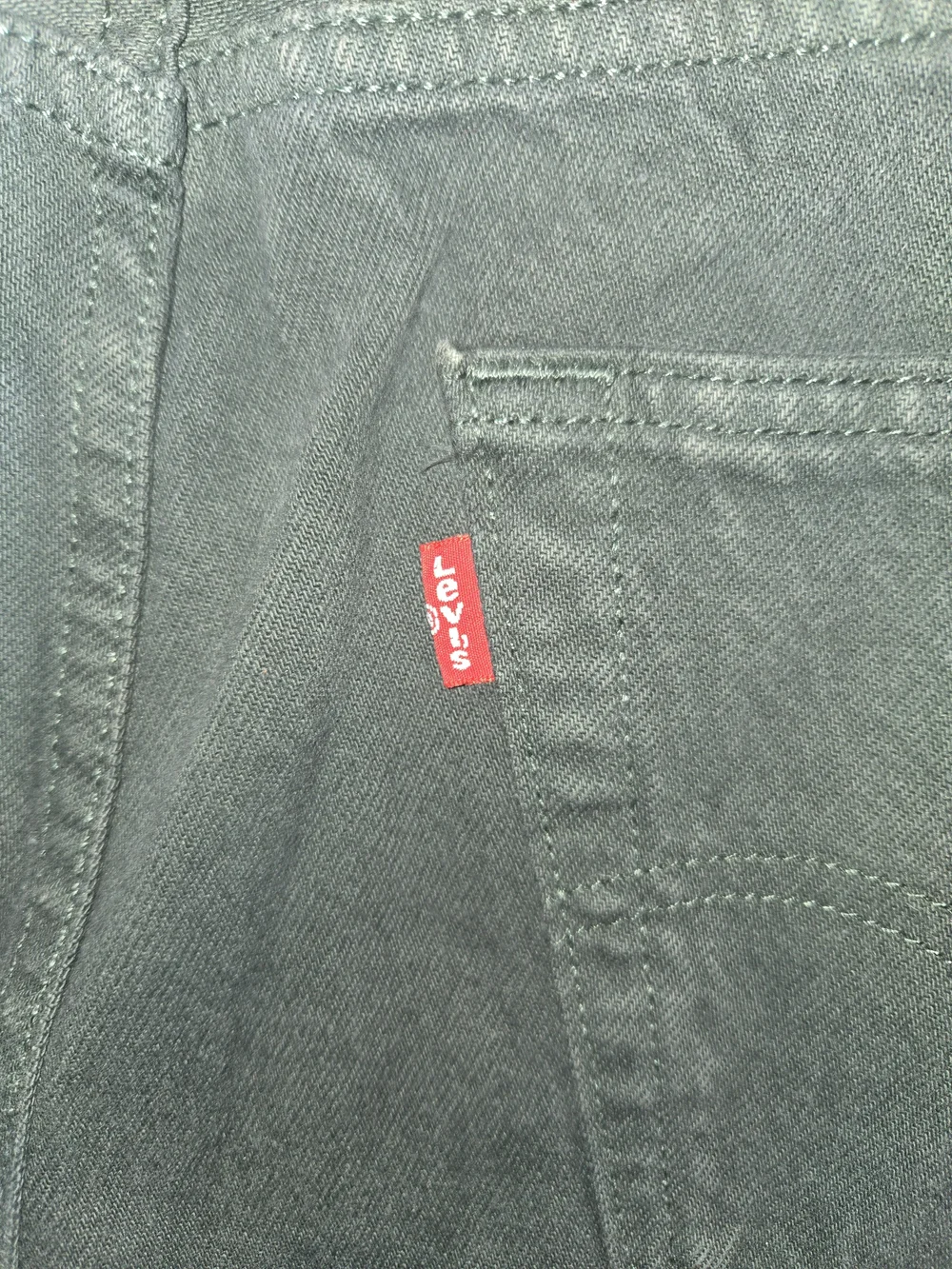 Levi's 501 Original Men's 33w X 34 L Jeans - Dark Green